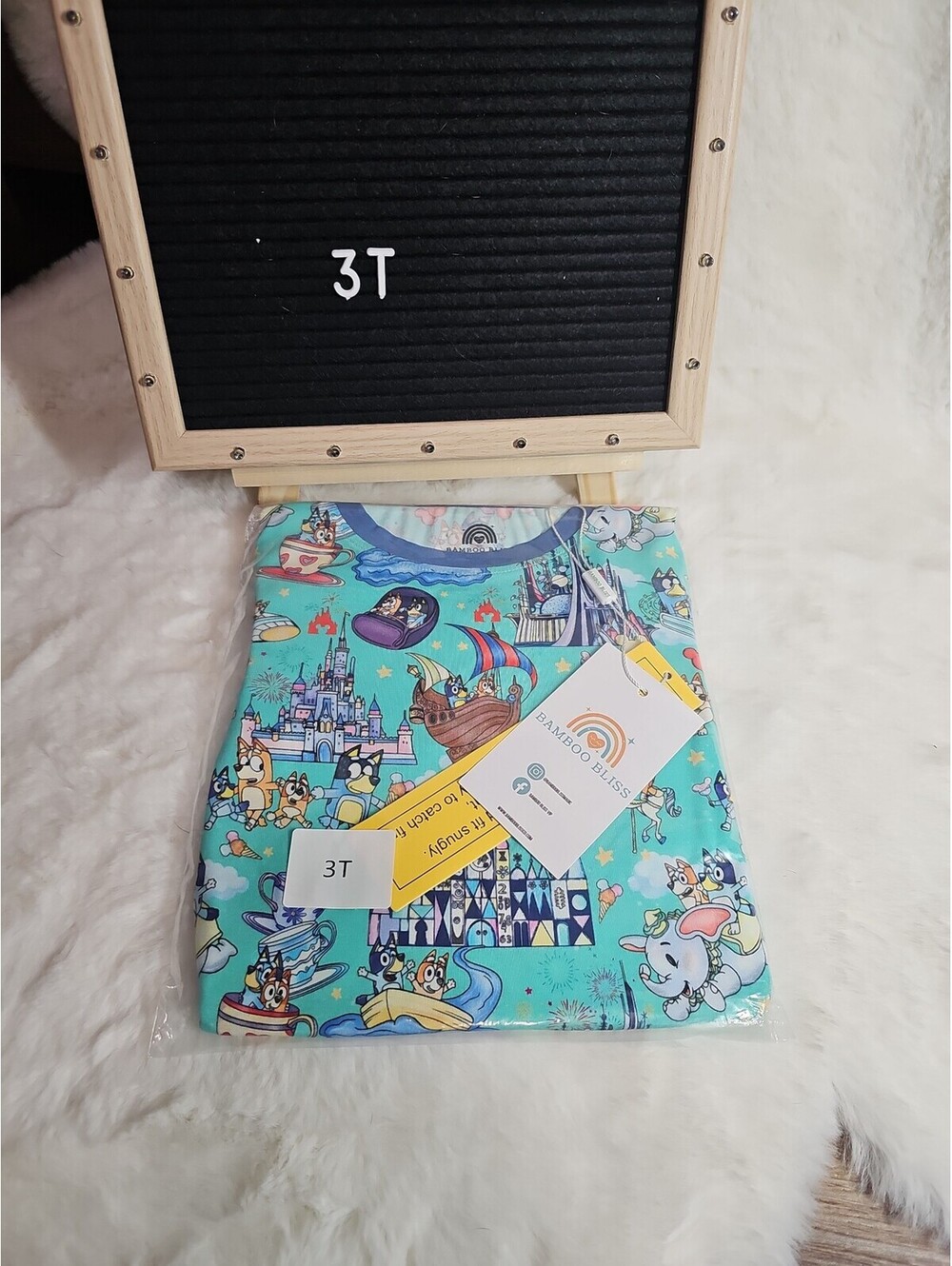 2 piece 3T Bluey Disney